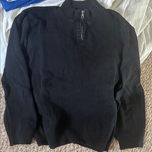 Forever 21 Men's Dark Zip-Up Sweater